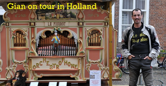 Gian on tour in Holland