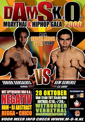Muaythai Gala - DAMSK.O. - Wethouder Verheyhal - Amsterdam