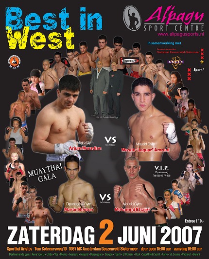 Muaythai Gala  Best in West, Aristos, Amsterdam