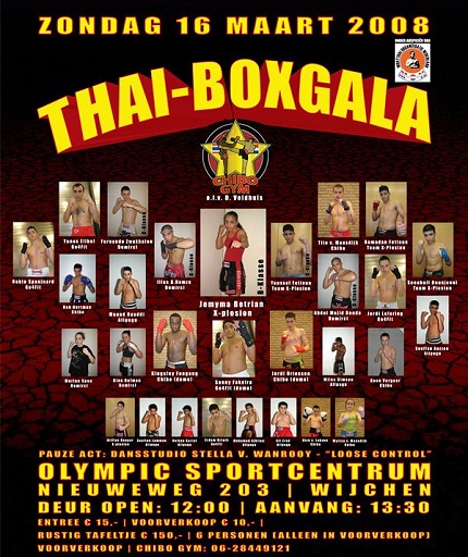 Muaythai Gala  Chibo Gym, Wijchen